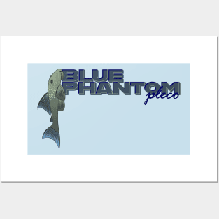 Blue Phantom Pleco Posters and Art